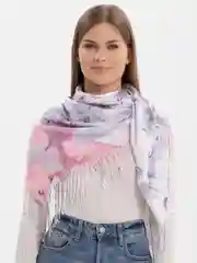 Пудровый платок женский, хлопковый, на шею, голову, весна, летний