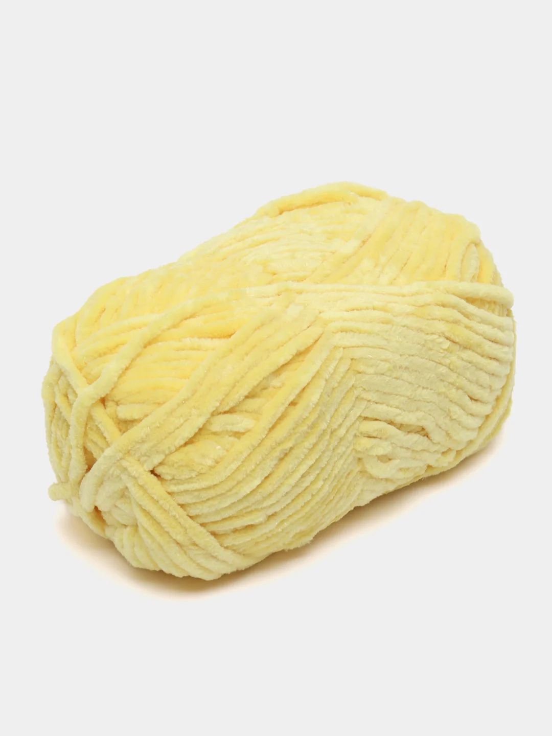 Желтый плюшевая пряжа Himalaya Bursa Chenille, 100 г, 120 м