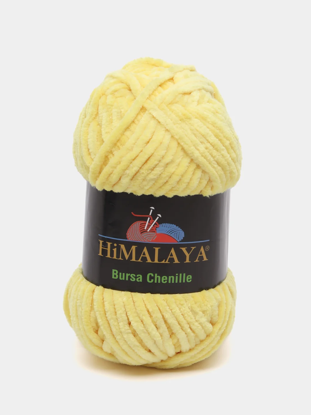 Желтый плюшевая пряжа Himalaya Bursa Chenille, 100 г, 120 м