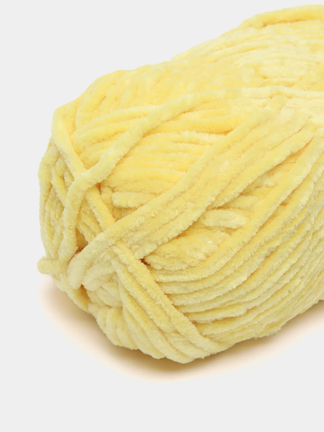 Желтый плюшевая пряжа Himalaya Bursa Chenille, 100 г, 120 м
