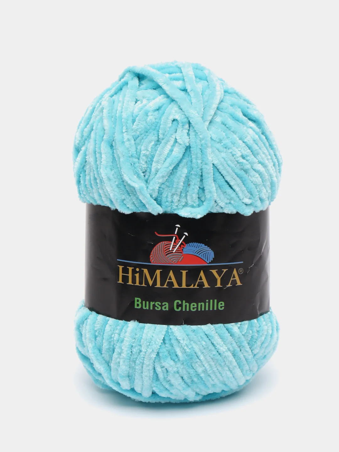 Бирюзовый плюшевая пряжа Himalaya Bursa Chenille, 100 г, 120 м