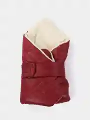 Красный конверт-одеяло на выписку, зима