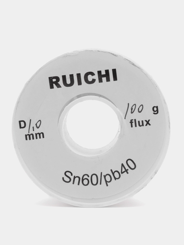 Припой Sn60/Pb40, d1.0 mm, 100 g, с флюсом