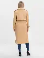 Карамельный тренч женский