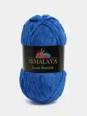 Синий плюшевая пряжа Himalaya Bursa Chenille, 100 г, 120 м