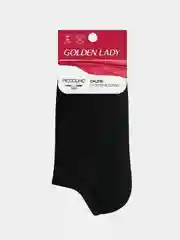 Белый носки Golden Lady женские, супер-укороченные, цветные, спортивные, хлопок PICCOLINO