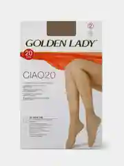 Бежевый меланж носки женские Golden Lady CIAO 20 den, капроновые (2 пары)