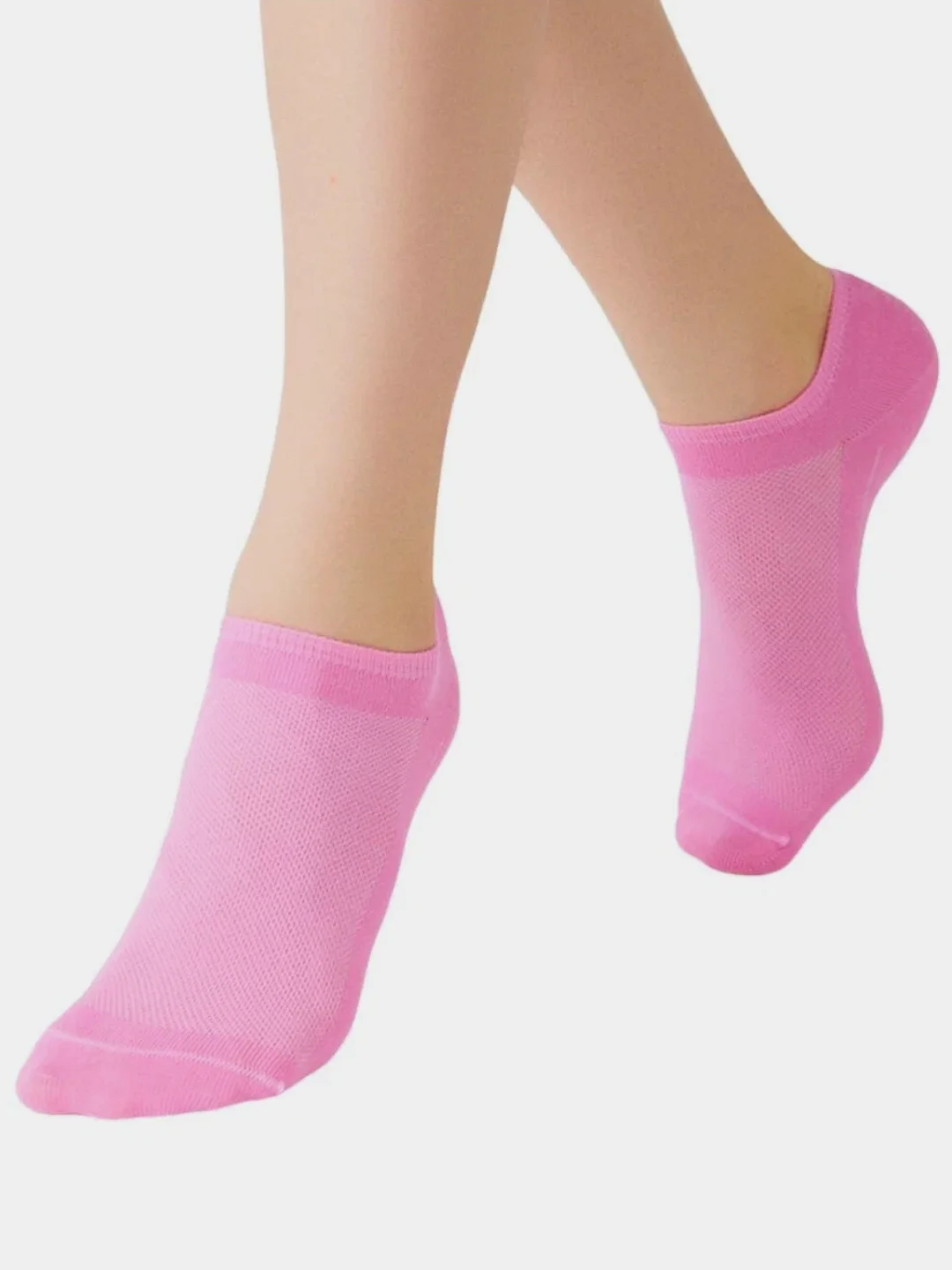 Розовый носки женские MiNiMi COTONE 1101, хлопок, укороченные