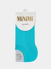 Бирюзовый носки женские MiNiMi COTONE 1101, хлопок, укороченные