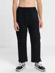 Черный брюки карго y2k streetwear, мужские