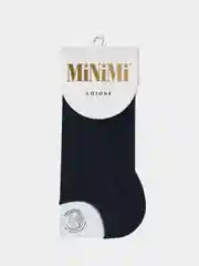 Черный носки женские MiNiMi COTONE 1101, хлопок, укороченные