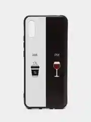 Бирюзовый чехол для Xiaomi Redmi 9A, с принтом, с рисунком, Сяоми Редми 9А