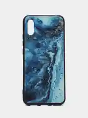 Тёмно-бирюзовый чехол для Xiaomi Redmi 9A, с принтом, с рисунком, Сяоми Редми 9А