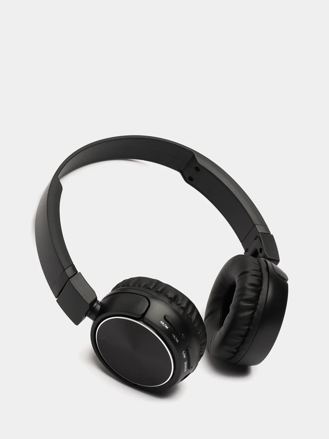 Черный беспроводные Bluetooth-наушники с микрофоном (накладные)