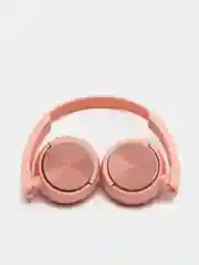 Розовый беспроводные Bluetooth-наушники с микрофоном (накладные)