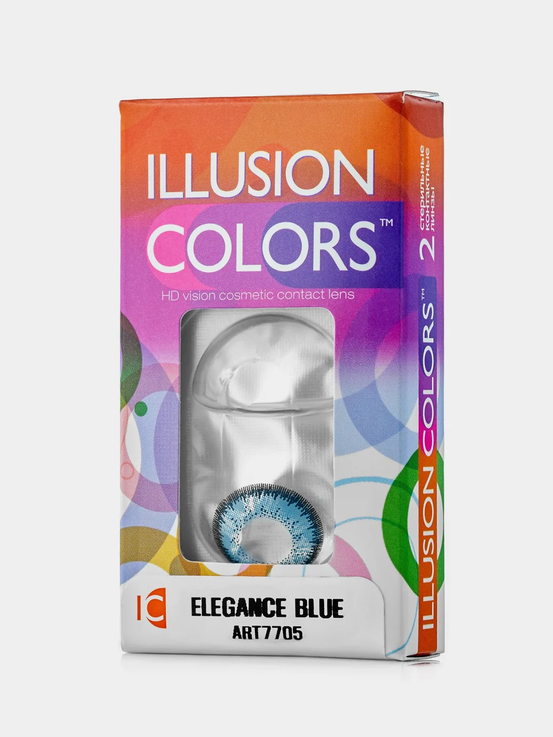 Цветные контактные линзы ILLUSION colors ELEGANCE 8,6/ 14,2/ от -0,5D до -6,0D