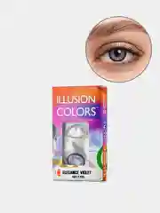 Фиолетовый цветные контактные линзы ILLUSION colors ELEGANCE 8,6/ 14,2/ от -0,5D до -6,0D