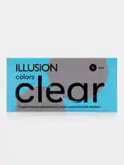 Прозрачные контактные линзы ILLUSION CLEAR, 4 шт, 8,6/ 14,0/ от -0,5D до -8,0D