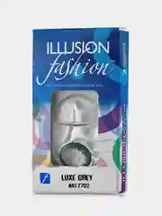 Серый цветные контактные линзы ILLUSION fashion LUXE 8,6/ 14,5/ от -0,5D до -6,0D