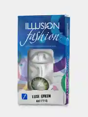 Зеленый цветные контактные линзы ILLUSION fashion LUXE 8,6/ 14,5/ от -0,5D до -6,0D