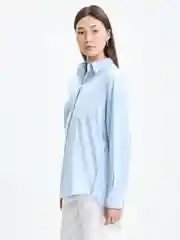 Белый блузка оверсайз женская Zarina