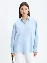 Белый блузка оверсайз женская Zarina