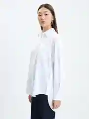 Белый блузка оверсайз женская Zarina