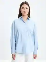 Белый блузка оверсайз женская Zarina