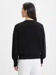 Черный кардиган из хлопка женский Zarina