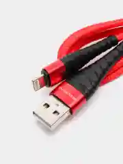 Красный кабель зарядный Borofone BX32 (Lightning, Micro-USB, Type-C) для iPhone и Android