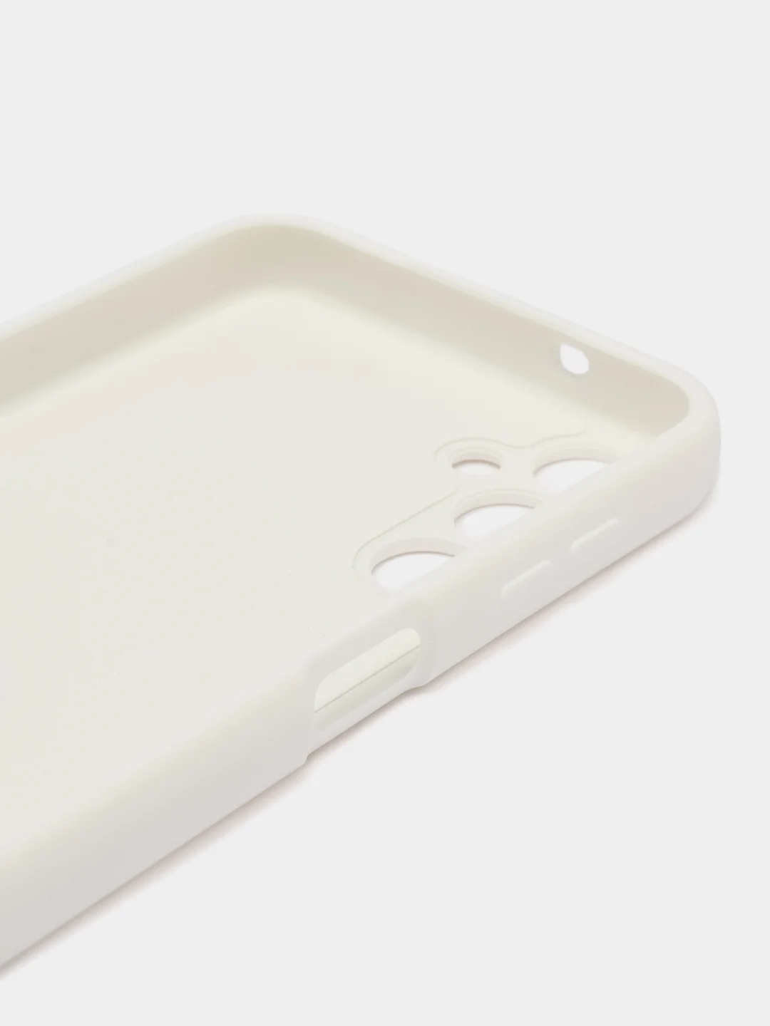 Белый чехол Samsung Galaxy A14 (Самсунг Галакси А14), Silicone Case