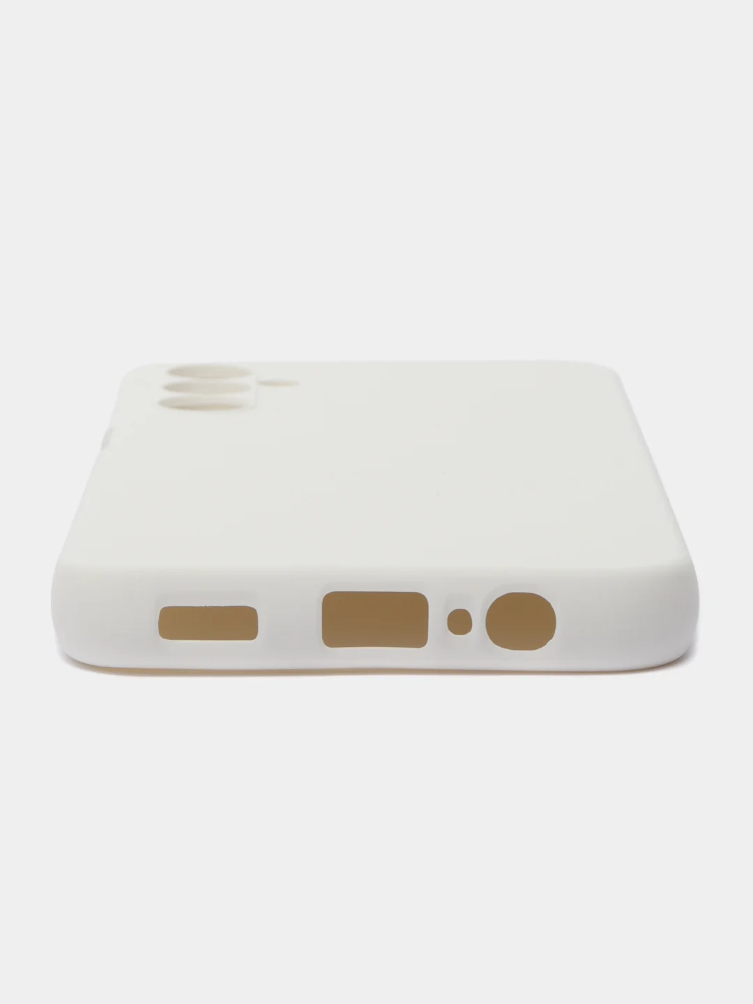 Белый чехол Samsung Galaxy A14 (Самсунг Галакси А14), Silicone Case