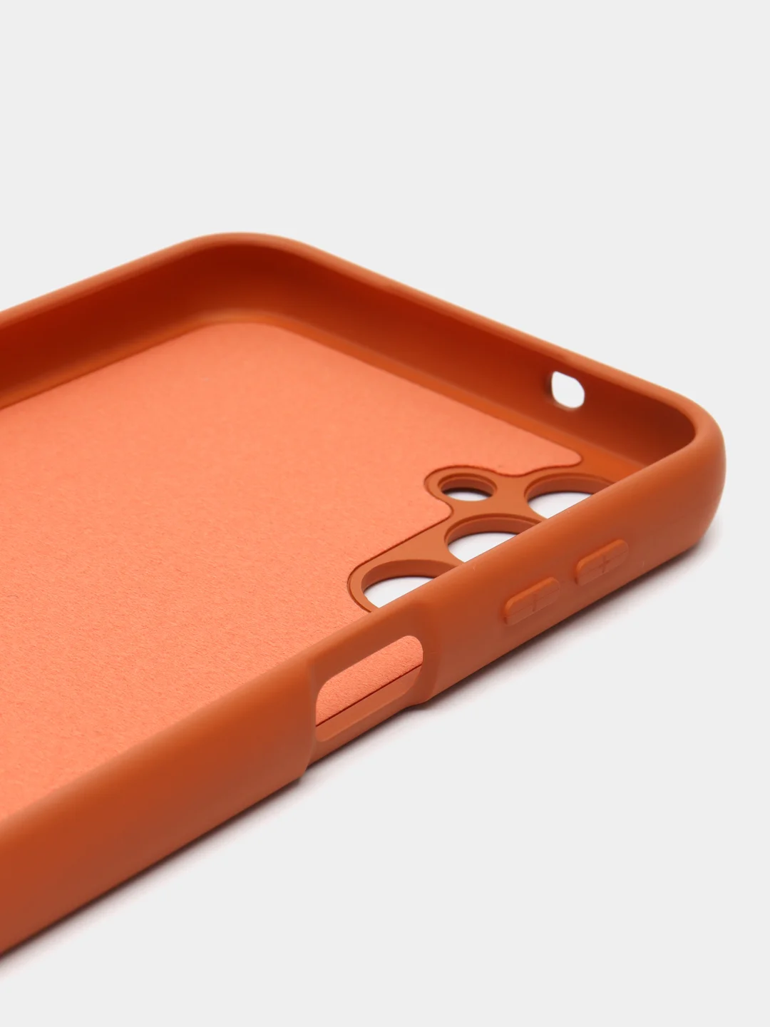 Коричневый чехол Samsung Galaxy A14 (Самсунг Галакси А14), Silicone Case