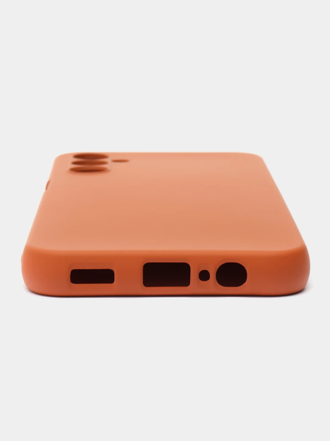 Коричневый чехол Samsung Galaxy A14 (Самсунг Галакси А14), Silicone Case