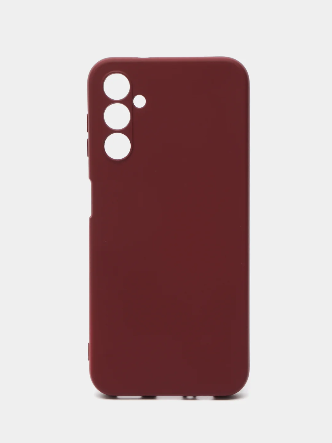 Тёмно-бордовый чехол Samsung Galaxy A14 (Самсунг Галакси А14), Silicone Case