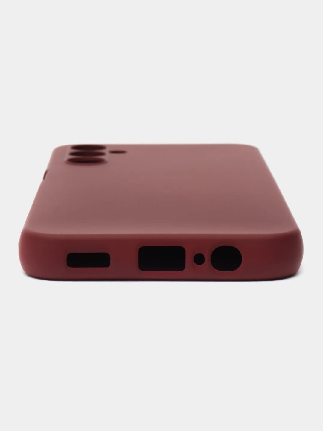 Тёмно-бордовый чехол Samsung Galaxy A14 (Самсунг Галакси А14), Silicone Case