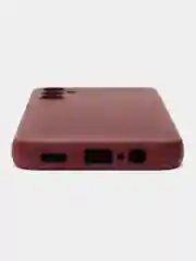 Тёмно-бордовый чехол Samsung Galaxy A14 (Самсунг Галакси А14), Silicone Case