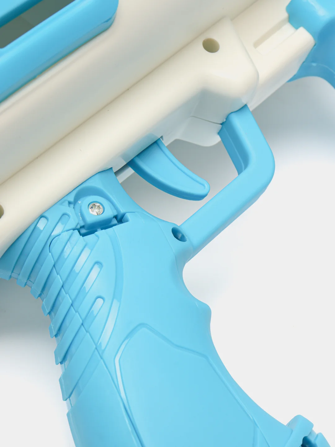 Голубой генератор мыльных пузырей пистолет "Bubble Blaster Bazooka" 64 отверстия, автомат Базука