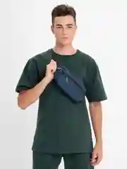 Синий сумка на пояс, через плечо