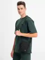 Черный мужская сумка через плечо