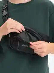 Черный сумка поясная Fashion Sport