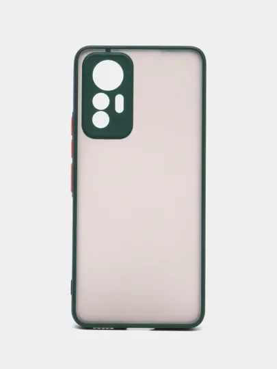 Темно-синий чехол для Xiaomi 12 lite, матовый, пластиковый