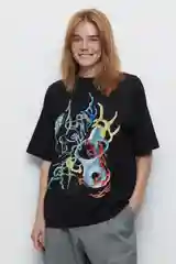 Черный футболка женская Befree