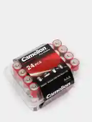 Батарейка алкалиновая Camelion Plus Alkaline, AAA, LR03-24BOX (LR03-PB24), 1.5В, 24 шт