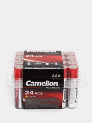 Батарейка алкалиновая Camelion Plus Alkaline, AAA, LR03-24BOX (LR03-PB24), 1.5В, 24 шт
