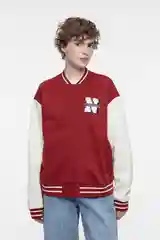 Вишнёвый бомбер женский Befree
