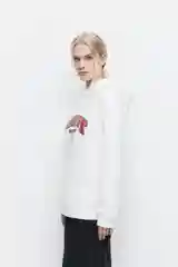 Белый толстовка женская Befree