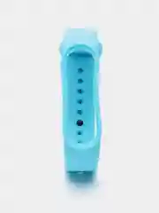 Голубой силиконовый ремешок для фитнес-браслетов Xiaomi Mi Band 5