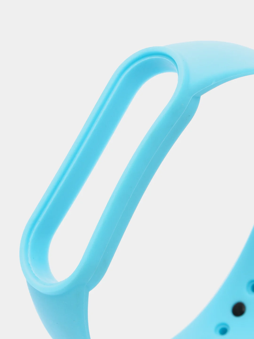 Голубой силиконовый ремешок для фитнес-браслетов Xiaomi Mi Band 5