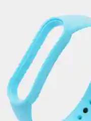 Голубой силиконовый ремешок для фитнес-браслетов Xiaomi Mi Band 5